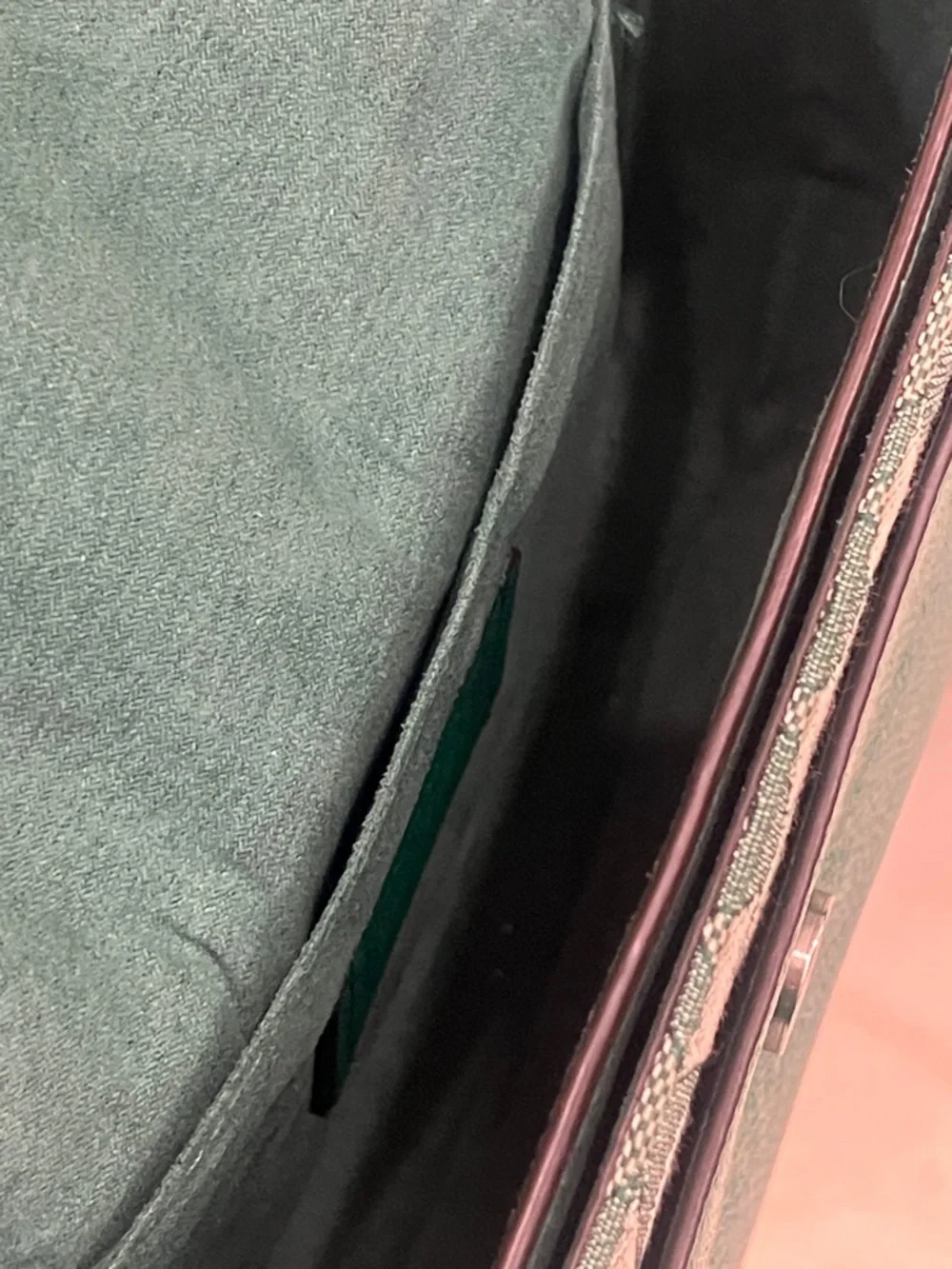 Coach Green Signature Jacquard Crossbody Shoulder Bag - Picture 12 of 15